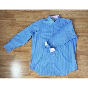 Paul Fredrick 17.5 -‎ 35 Tailored Fit Dress Shirt Cotton Lavender